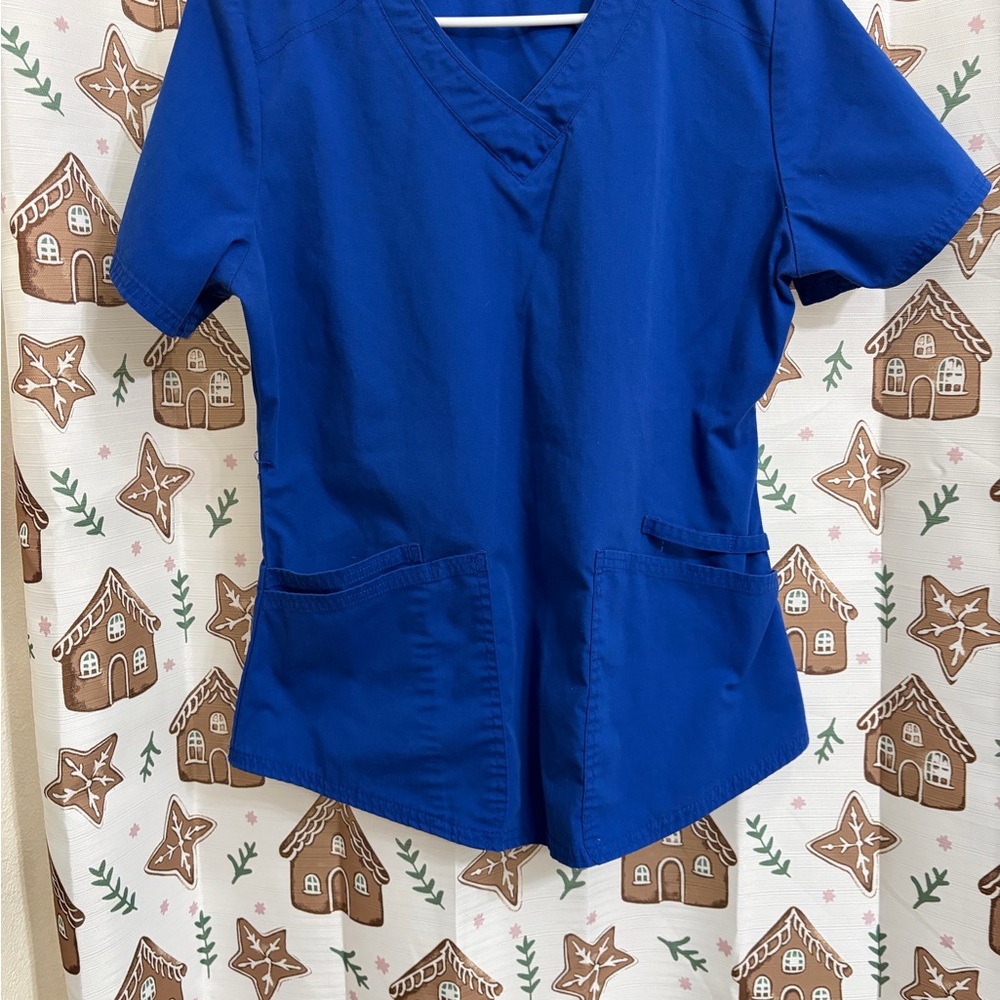 Women's Blue Scrub Set - Picture 2 of 10